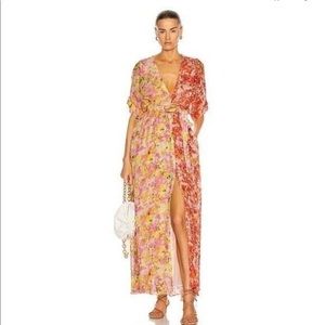 NWT. Rococo Sands. Orange and Yellow Long Dress. Size S.